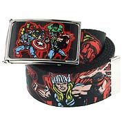 Marvel Heroes Collage Graphic Black Belt